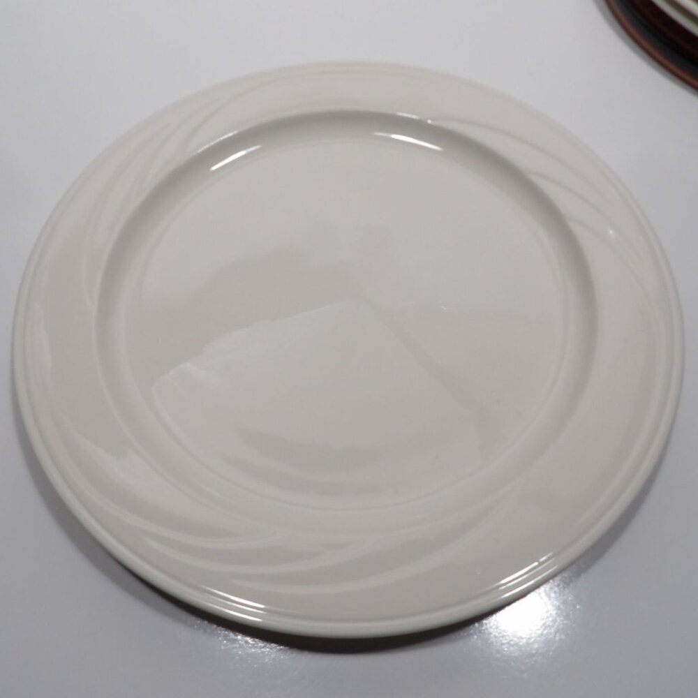 Syracuse China Cascade 12" Round Chop Plate Platter White Ceramic